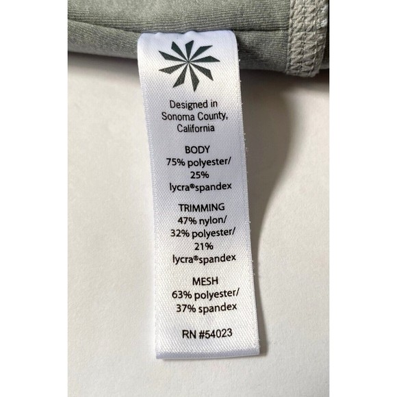 Athleta Leggings Women's Medium Multicolor Floral Mesh Capris - Picture 8 of 16